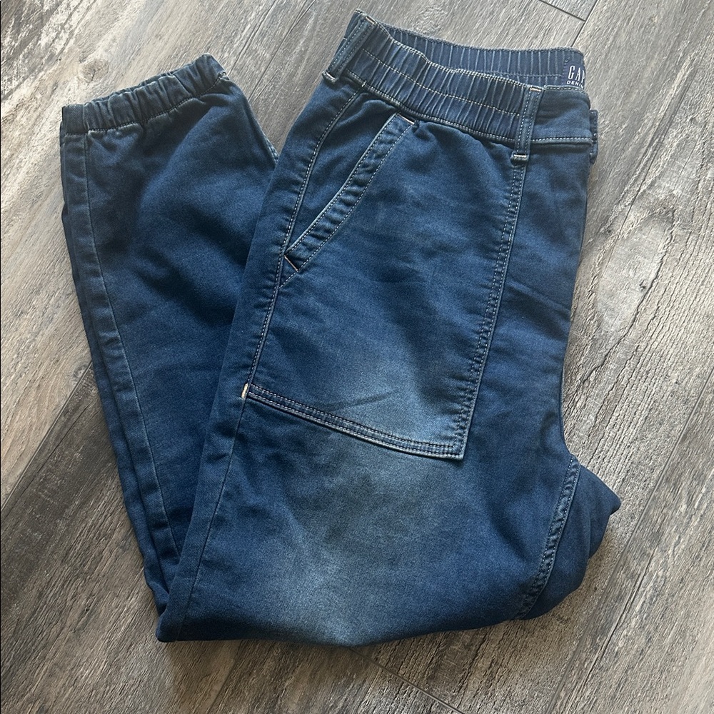 Gap denim joggers Large *NEW*